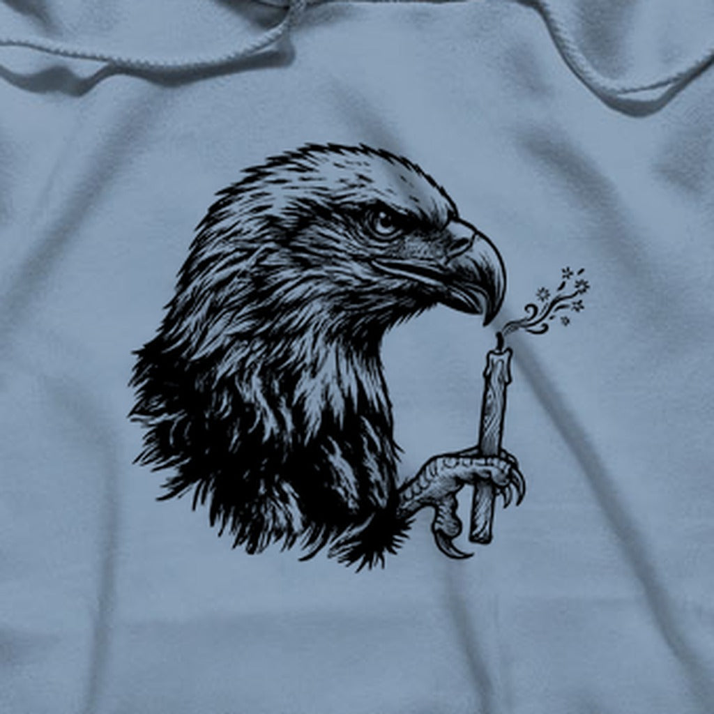 Happy Birthday America Eagle Blowing Out a Candle Hoodie