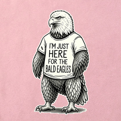 I'm Just Here for the Eagles Cotton T-Shirt