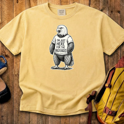 I'm Just Here for the Eagles Cotton T-Shirt