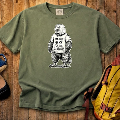 I'm Just Here for the Eagles Cotton T-Shirt