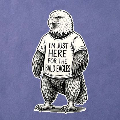 I'm Just Here for the Eagles Cotton T-Shirt