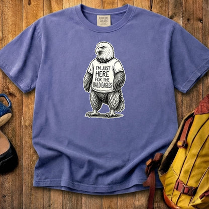 I'm Just Here for the Eagles Cotton T-Shirt