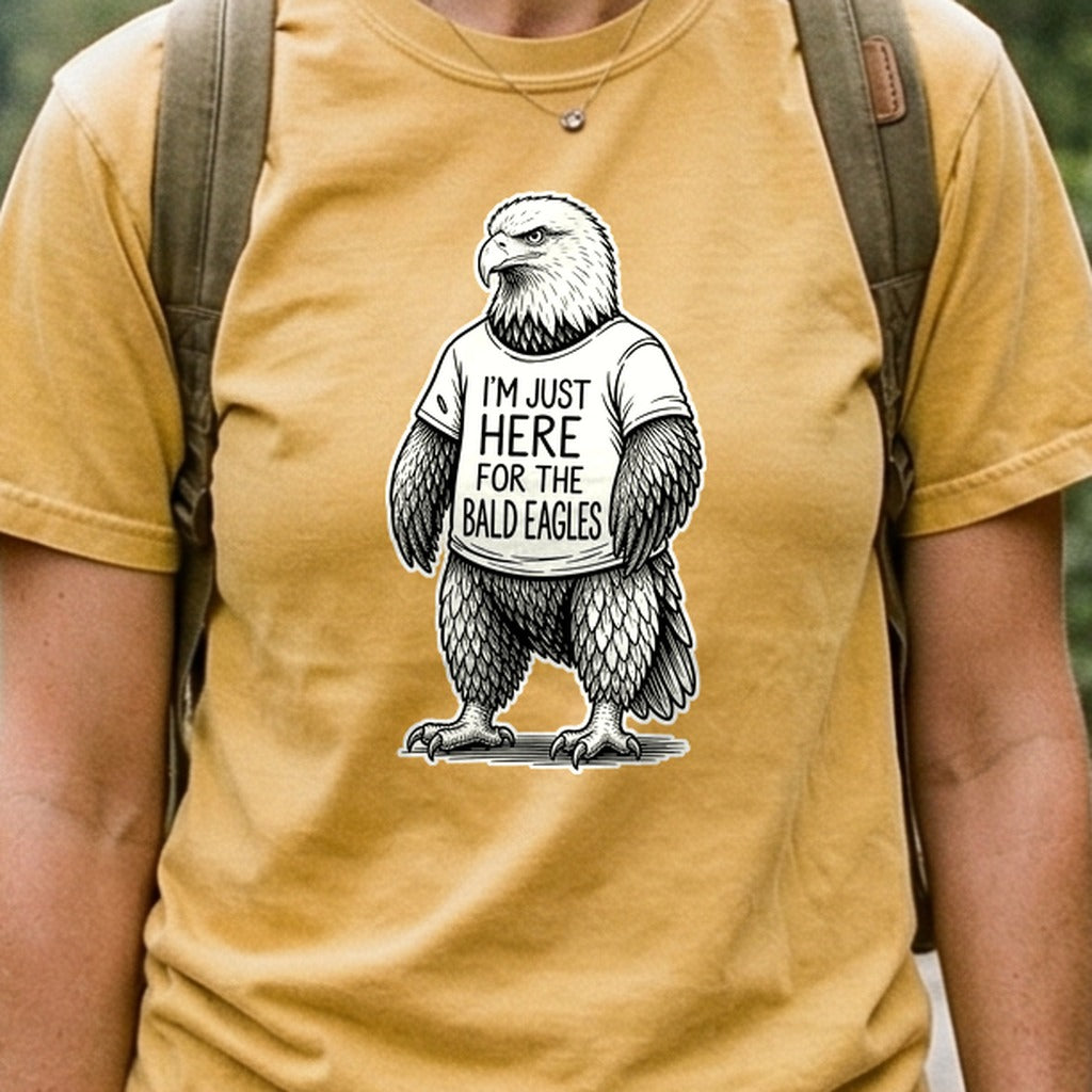 I'm Just Here for the Eagles Cotton T-Shirt