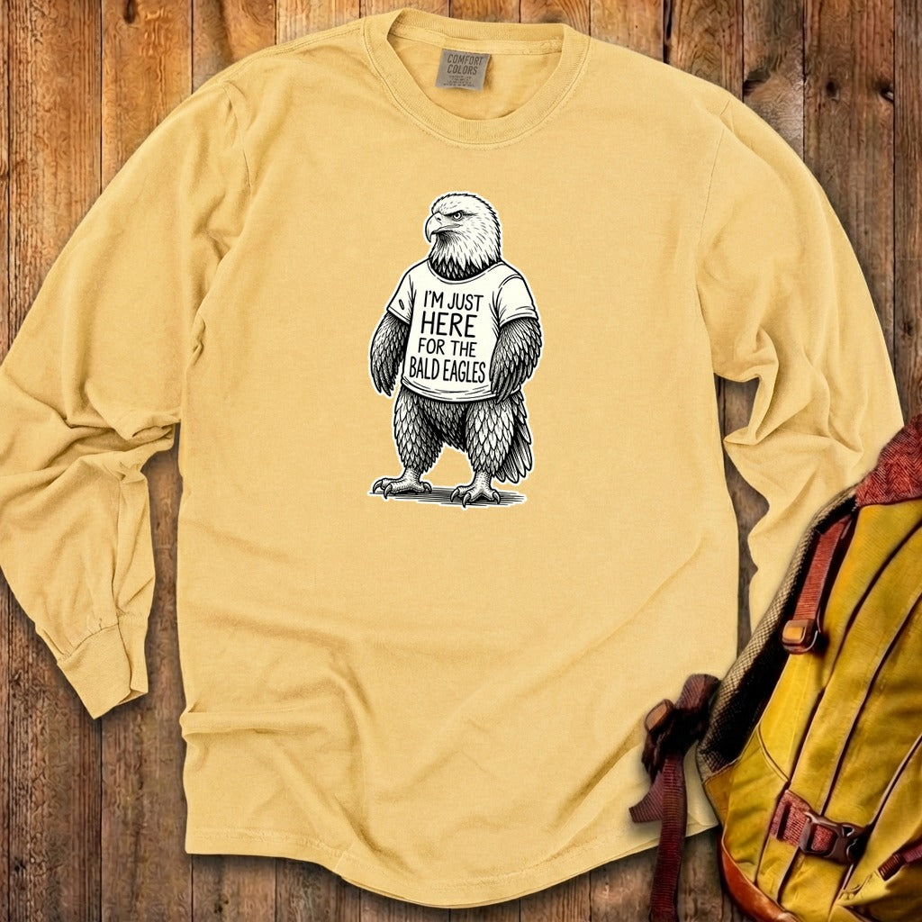 I'm Just Here for the Eagles Premium Long Sleeve