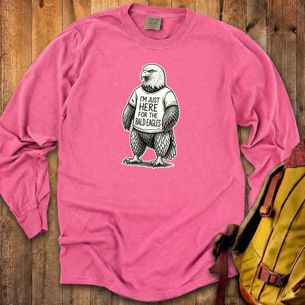 I'm Just Here for the Eagles Premium Long Sleeve