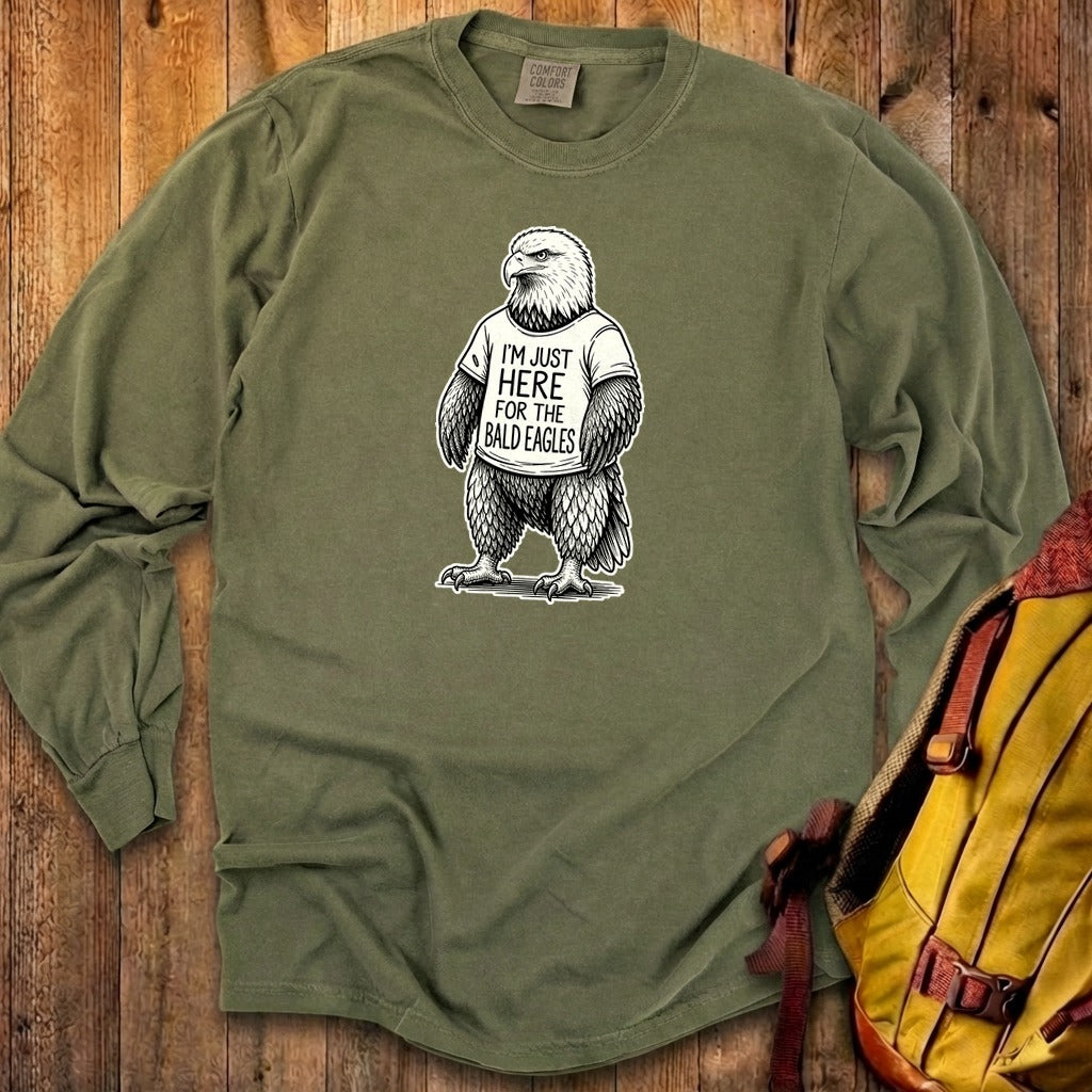 I'm Just Here for the Eagles Premium Long Sleeve