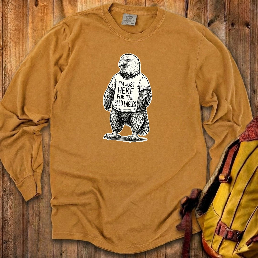 I'm Just Here for the Eagles Premium Long Sleeve