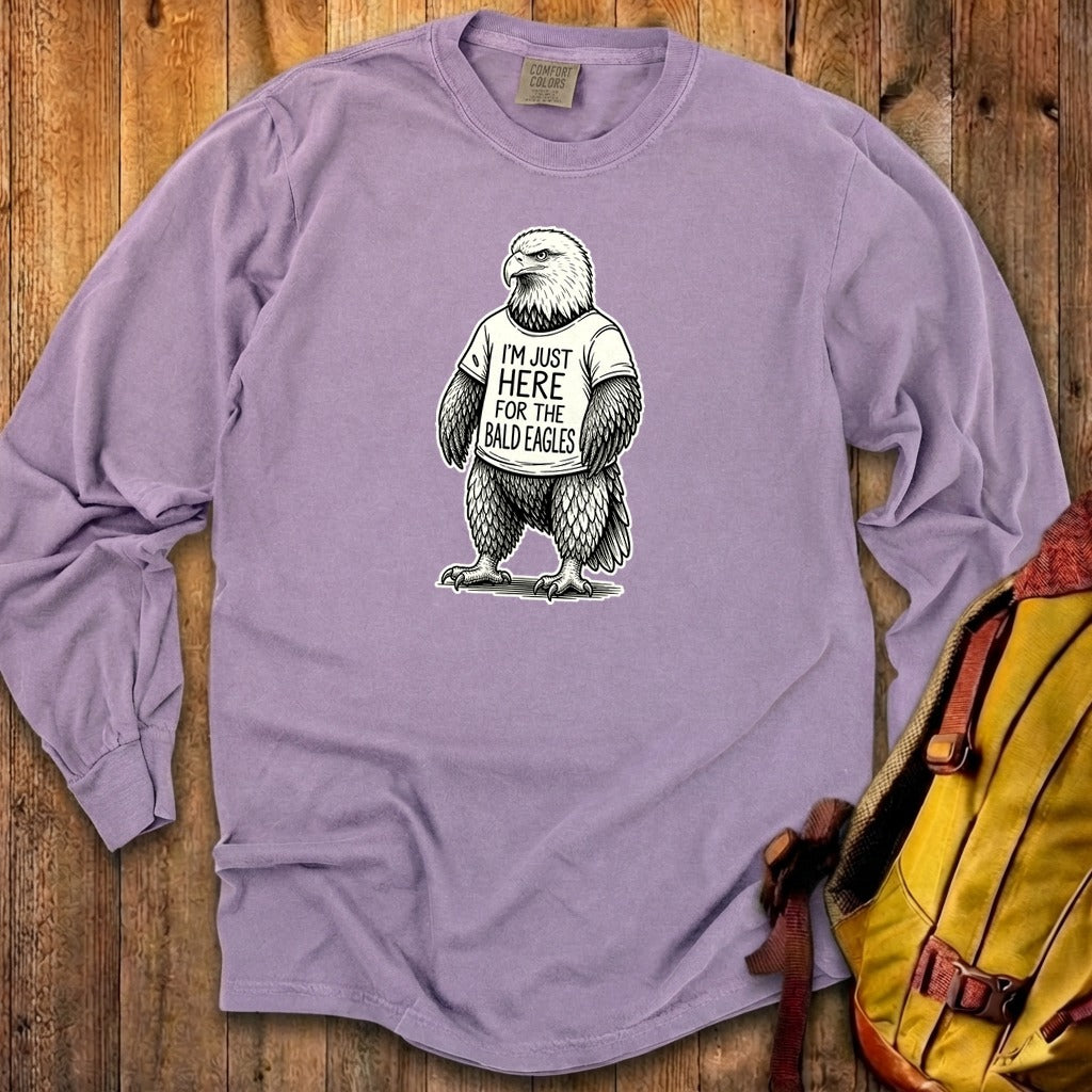 I'm Just Here for the Eagles Premium Long Sleeve