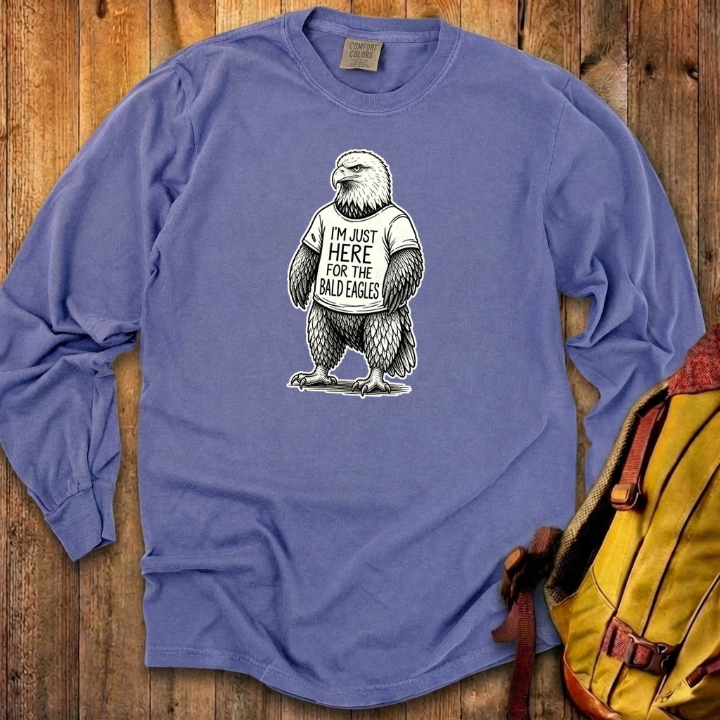 I'm Just Here for the Eagles Premium Long Sleeve