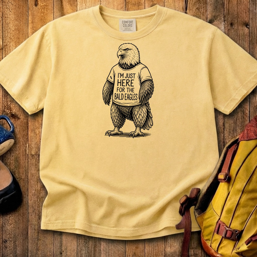I'm Just Here for the Eagles Cotton T-Shirt