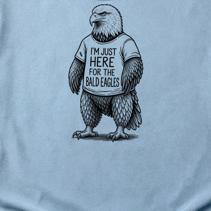 I'm Just Here for the Eagles Cotton T-Shirt