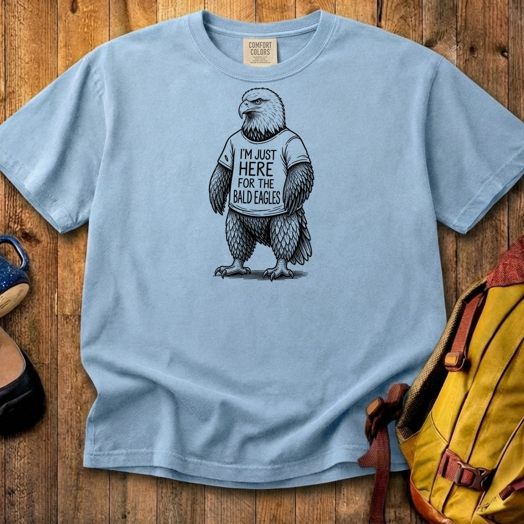 I'm Just Here for the Eagles Cotton T-Shirt