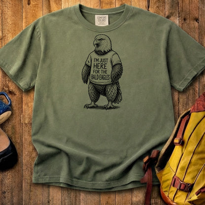 I'm Just Here for the Eagles Cotton T-Shirt