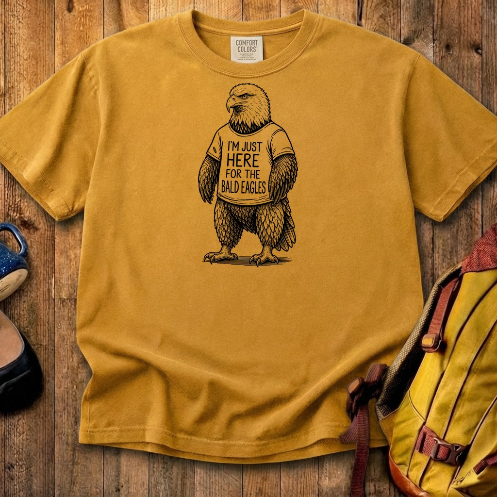 I'm Just Here for the Eagles Cotton T-Shirt