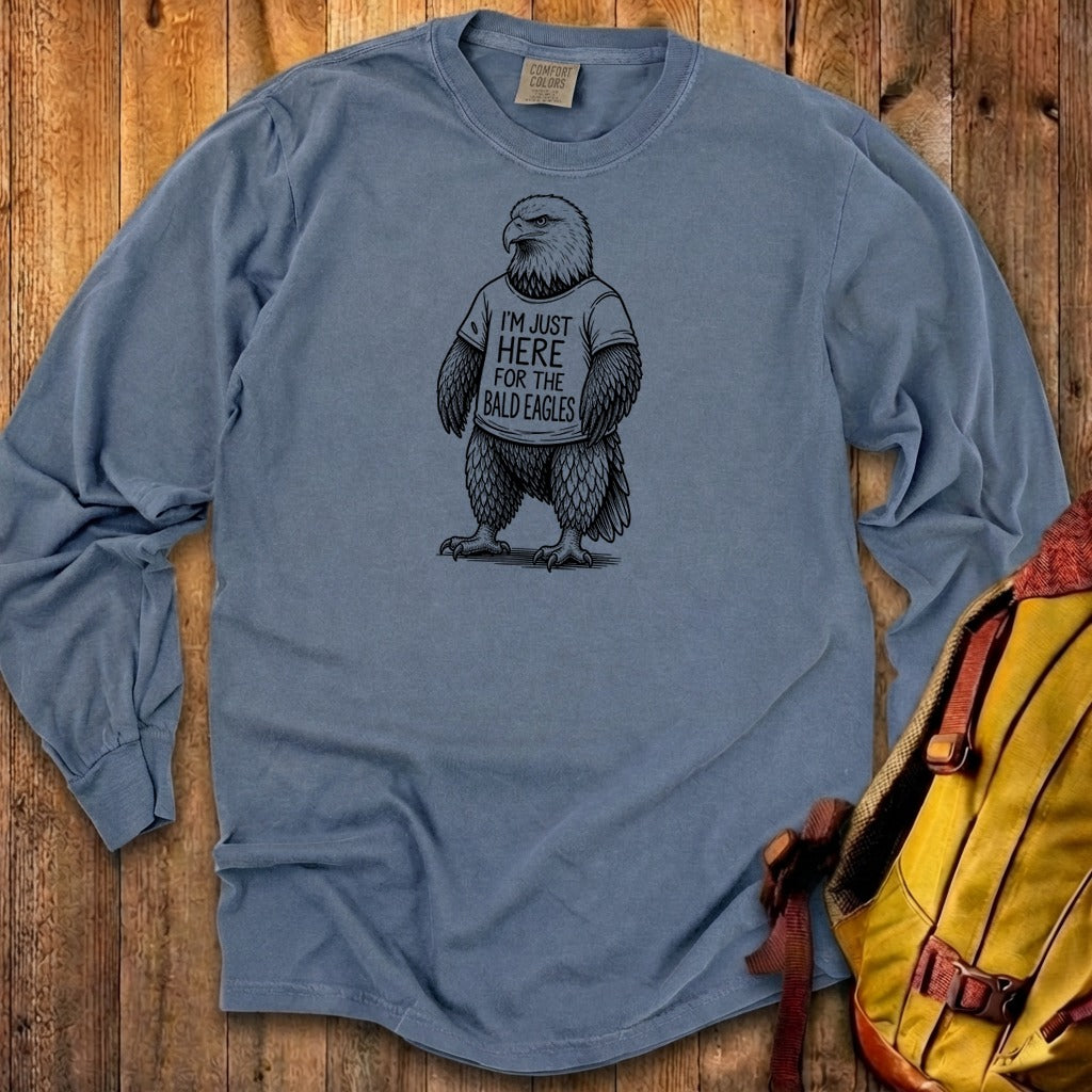 I'm Just Here for the Eagles Premium Long Sleeve