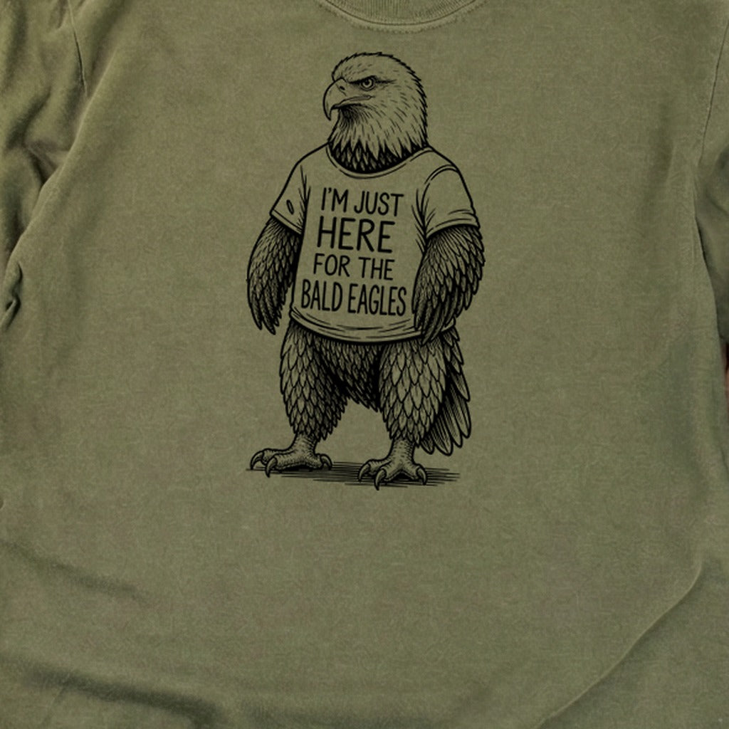 I'm Just Here for the Eagles Premium Long Sleeve