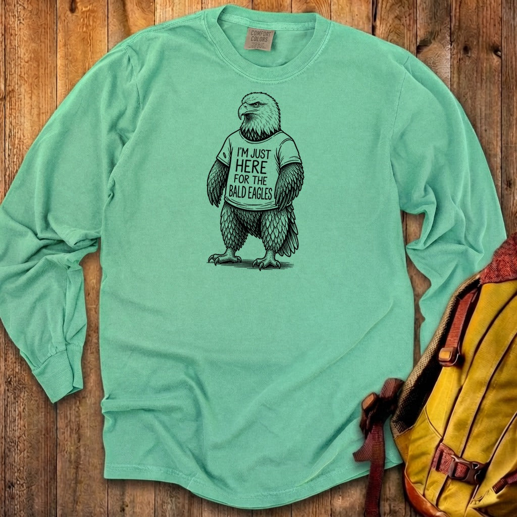I'm Just Here for the Eagles Premium Long Sleeve