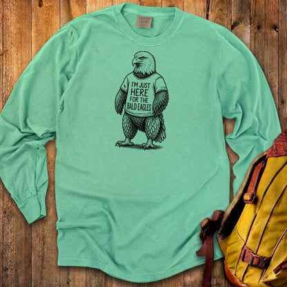 I'm Just Here for the Eagles Premium Long Sleeve