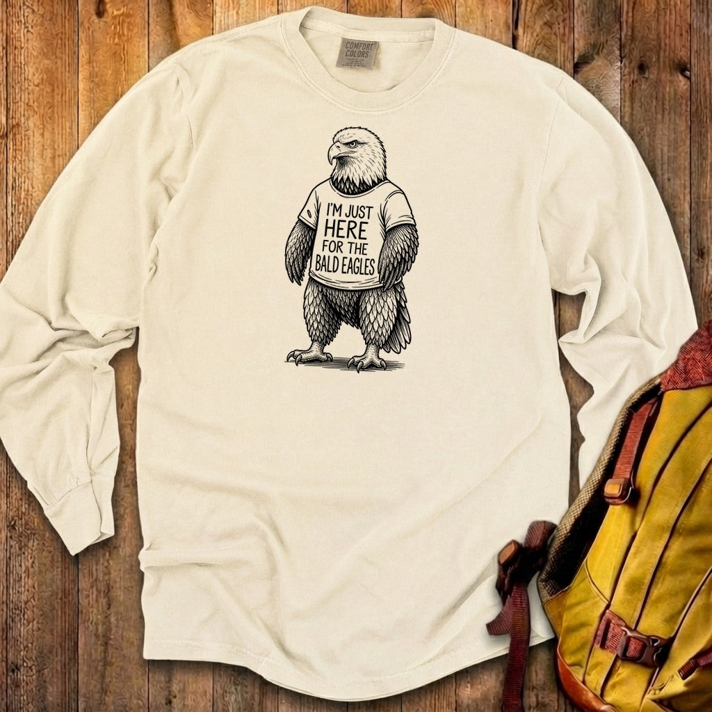 I'm Just Here for the Eagles Premium Long Sleeve