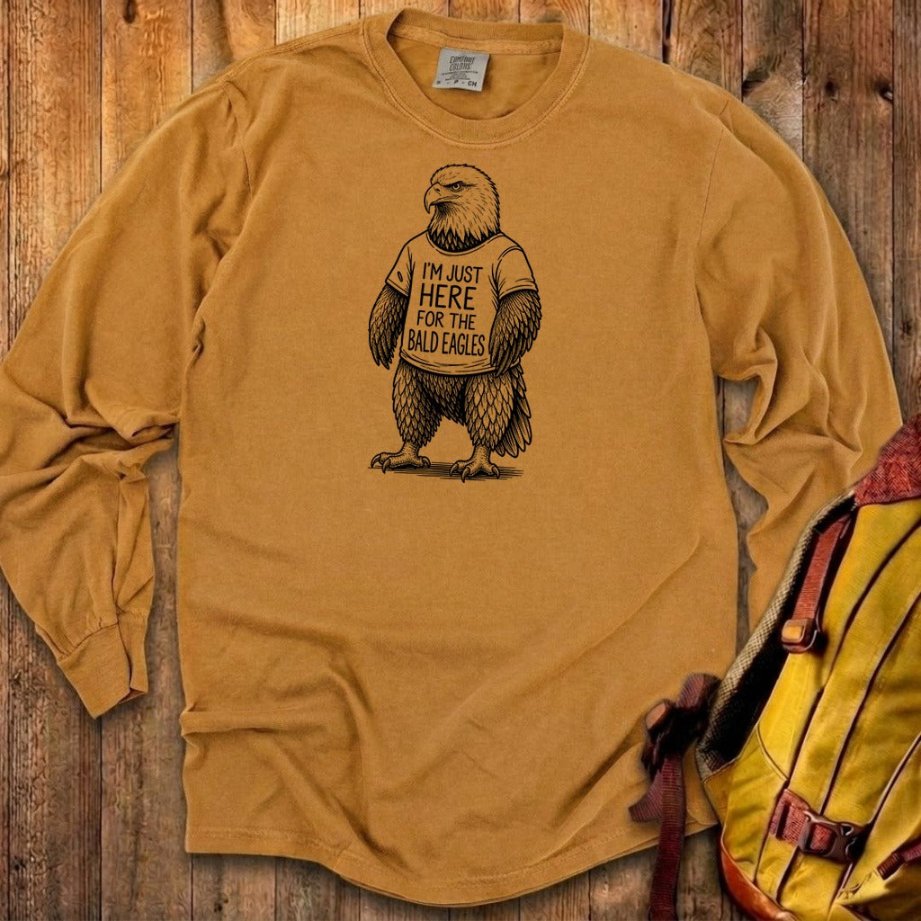 I'm Just Here for the Eagles Premium Long Sleeve