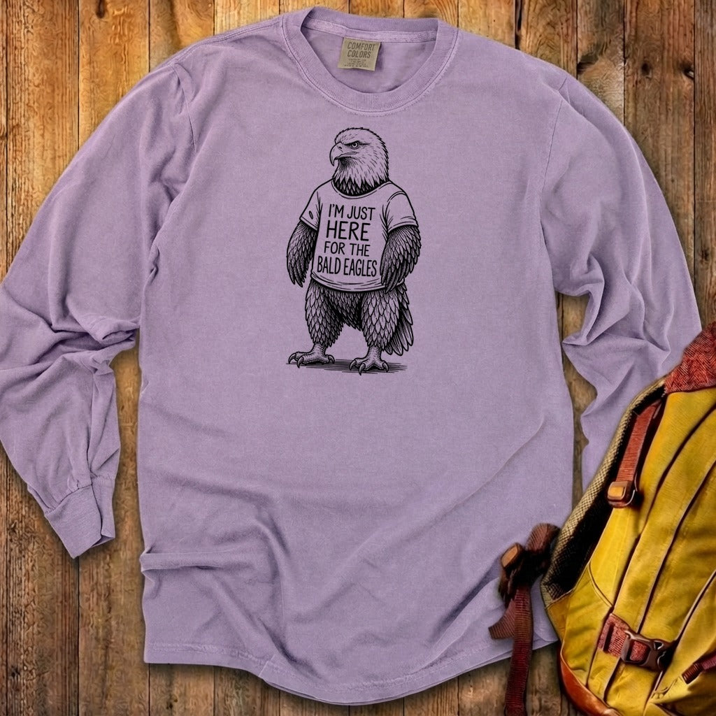 I'm Just Here for the Eagles Premium Long Sleeve