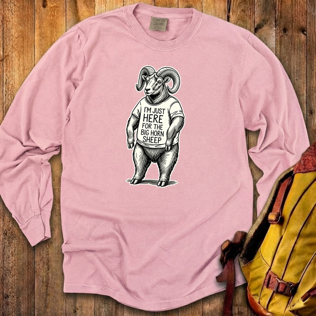 I'm Just Here for the Big Horn Sheep Premium Long Sleeve