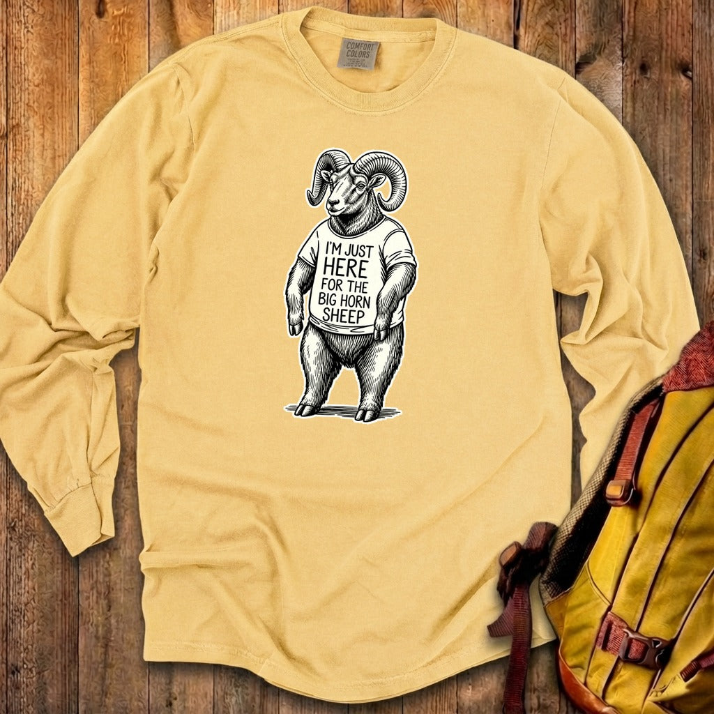 I'm Just Here for the Big Horn Sheep Premium Long Sleeve