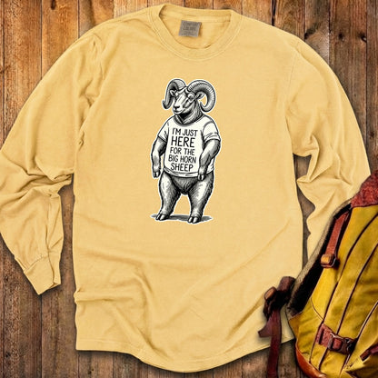 I'm Just Here for the Big Horn Sheep Premium Long Sleeve