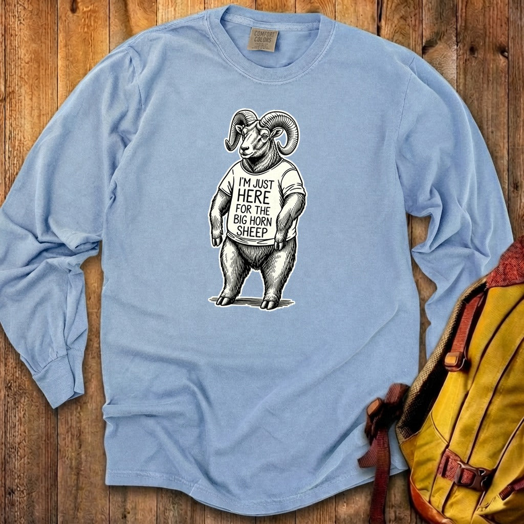 I'm Just Here for the Big Horn Sheep Premium Long Sleeve
