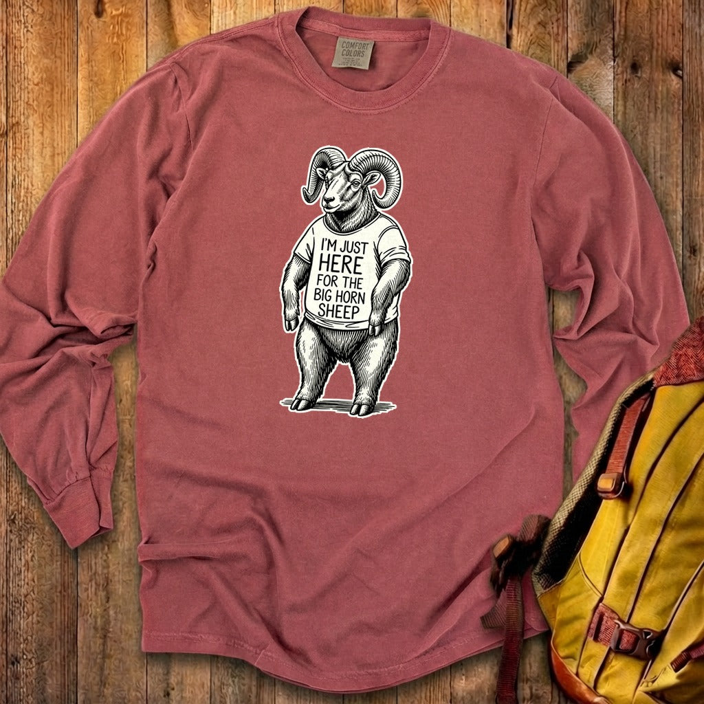 I'm Just Here for the Big Horn Sheep Premium Long Sleeve