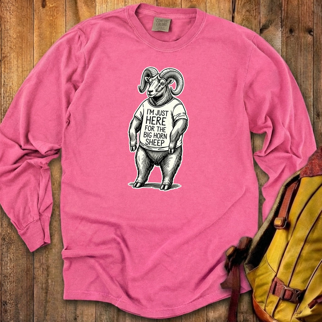I'm Just Here for the Big Horn Sheep Premium Long Sleeve
