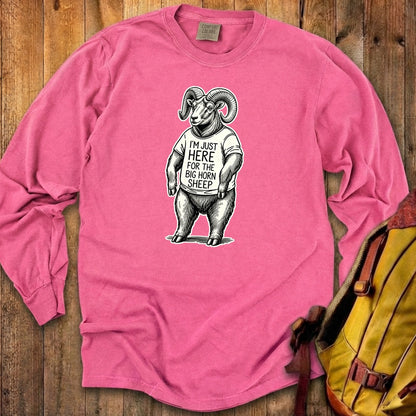I'm Just Here for the Big Horn Sheep Premium Long Sleeve
