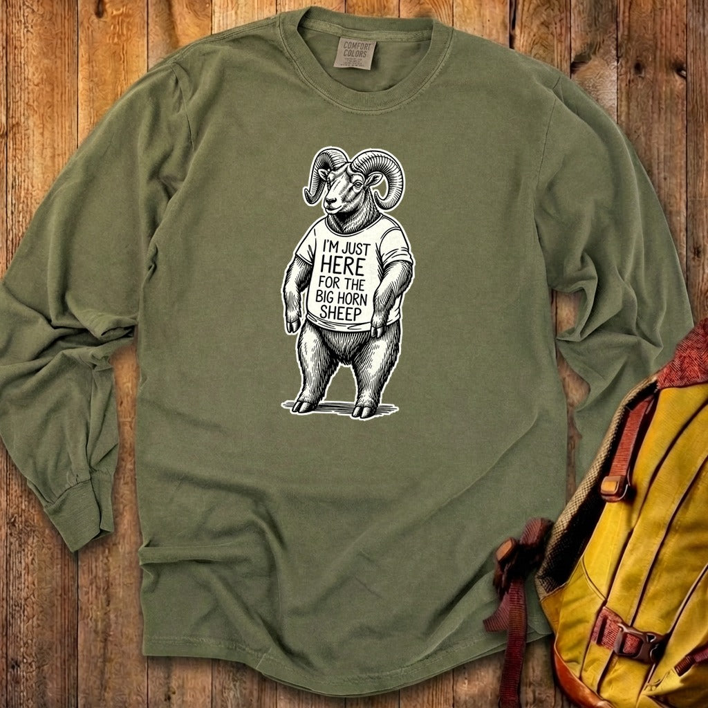I'm Just Here for the Big Horn Sheep Premium Long Sleeve