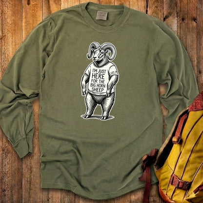 I'm Just Here for the Big Horn Sheep Premium Long Sleeve