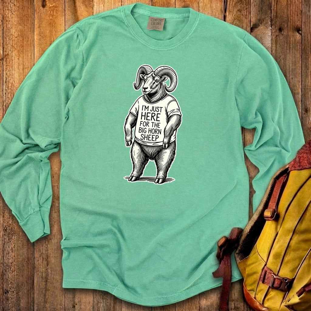 I'm Just Here for the Big Horn Sheep Premium Long Sleeve