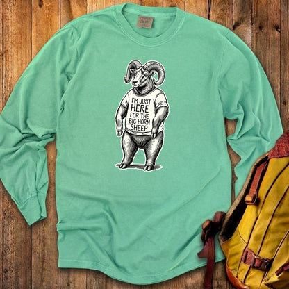 I'm Just Here for the Big Horn Sheep Premium Long Sleeve