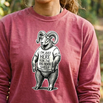 I'm Just Here for the Big Horn Sheep Premium Long Sleeve