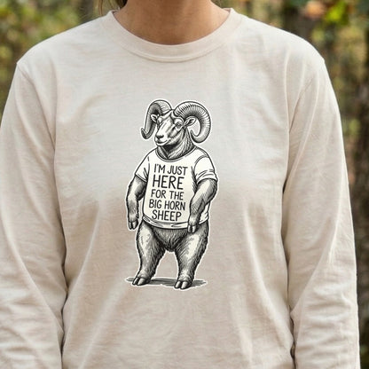 I'm Just Here for the Big Horn Sheep Premium Long Sleeve