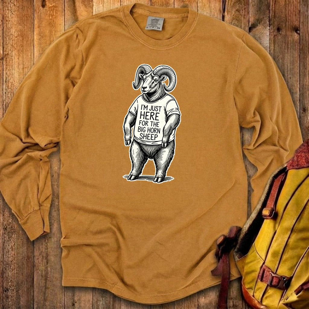 I'm Just Here for the Big Horn Sheep Premium Long Sleeve