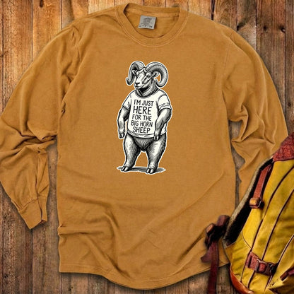 I'm Just Here for the Big Horn Sheep Premium Long Sleeve