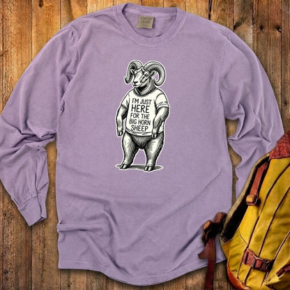 I'm Just Here for the Big Horn Sheep Premium Long Sleeve