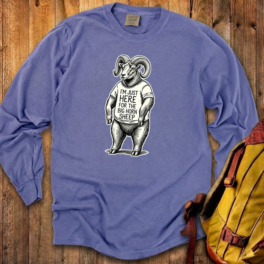 I'm Just Here for the Big Horn Sheep Premium Long Sleeve