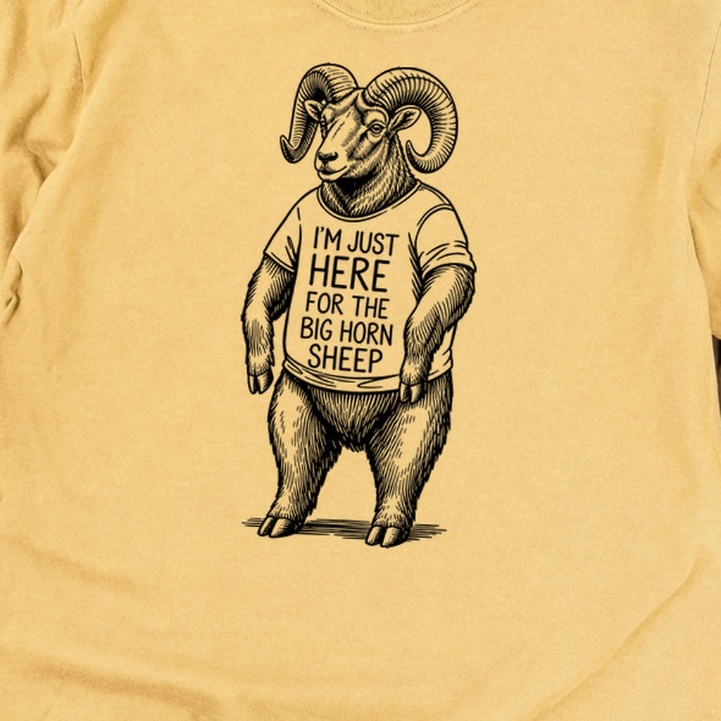 I'm Just Here for the Big Horn Sheep Premium Long Sleeve