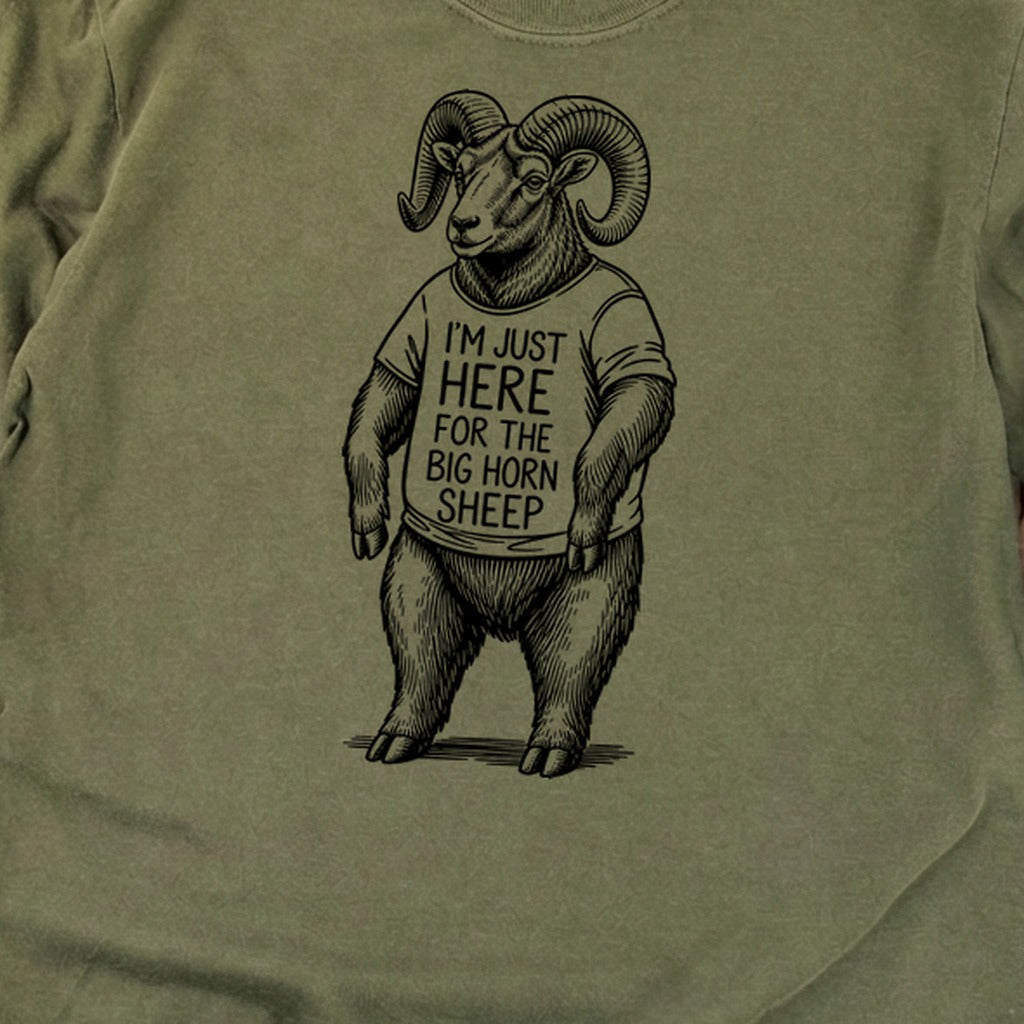 I'm Just Here for the Big Horn Sheep Premium Long Sleeve