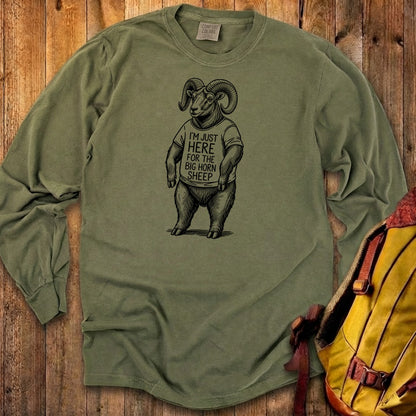 I'm Just Here for the Big Horn Sheep Premium Long Sleeve