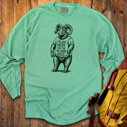 I'm Just Here for the Big Horn Sheep Premium Long Sleeve
