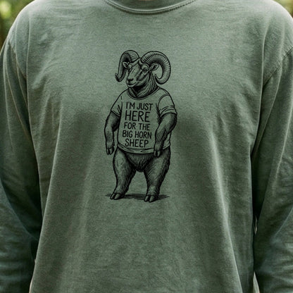 I'm Just Here for the Big Horn Sheep Premium Long Sleeve