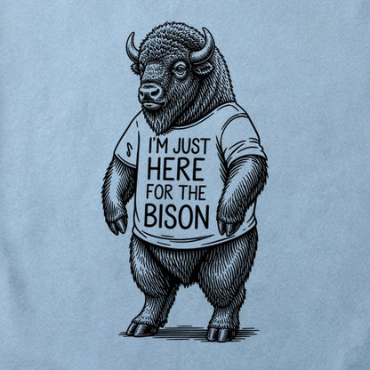 I'm Just Here for the Bison Cotton T-Shirt