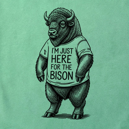 I'm Just Here for the Bison Cotton T-Shirt