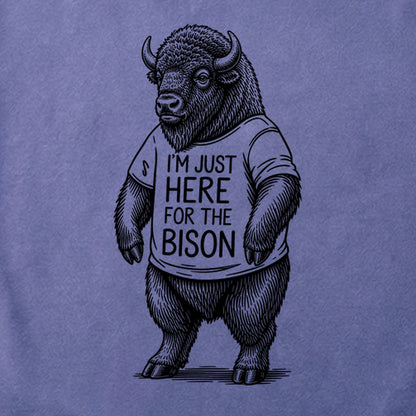 I'm Just Here for the Bison Cotton T-Shirt